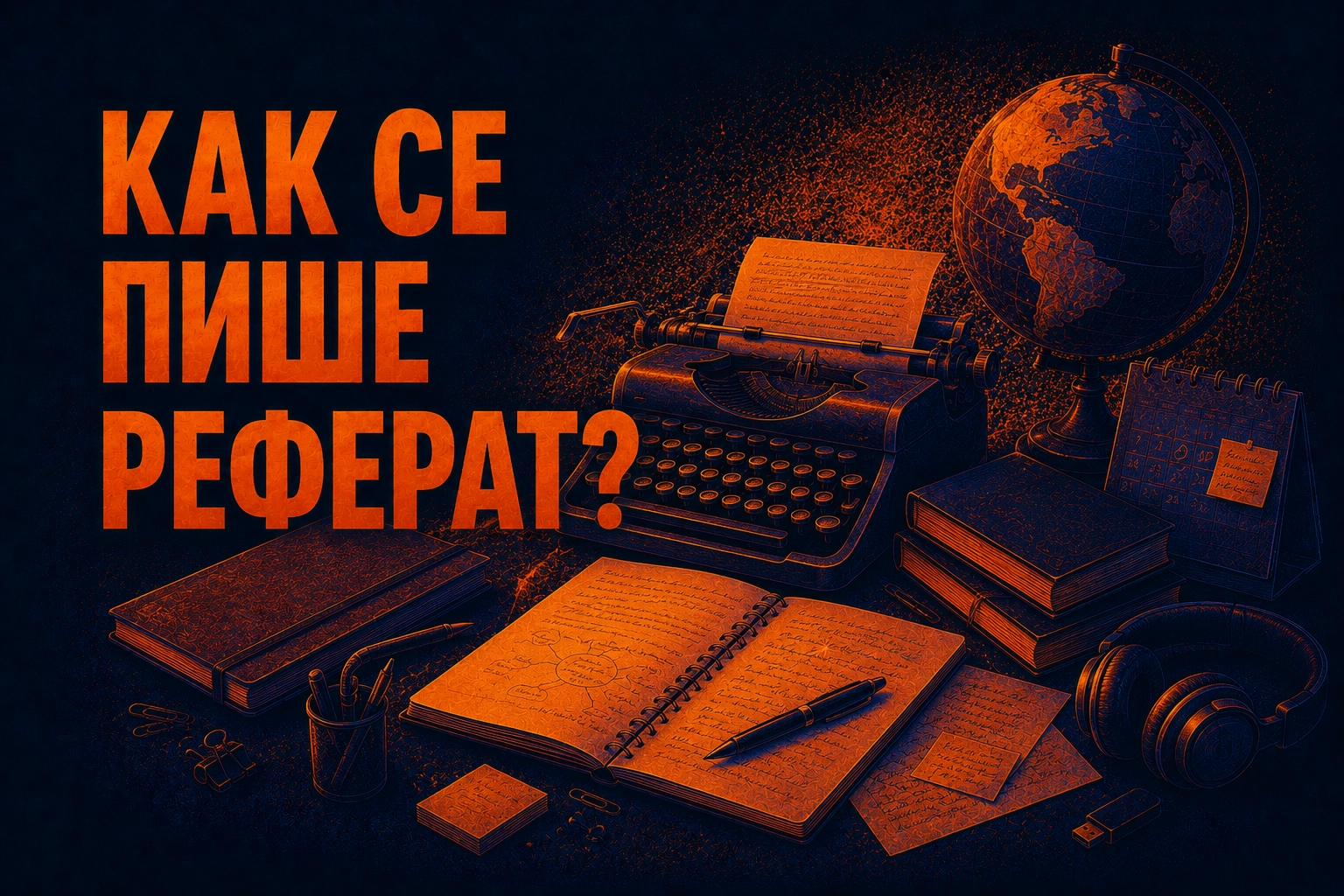 Как се пише реферат